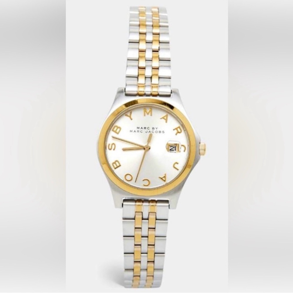 Marc by Marc Jacobs Two-Tone Gold and Silver Watch